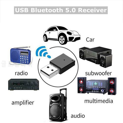 Bluetooth USB Adapter 5.0 High Speed Stabilizer Car Radio Subwoofer Amplifier Multimedia Audio Adapter Keyboard Mouse