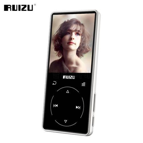 RUIZU D16 Metal Bluetooth MP3 Player Portable Audio Music Player with Built-in Speaker FM Radio,Recorder,E-Book,Video Player