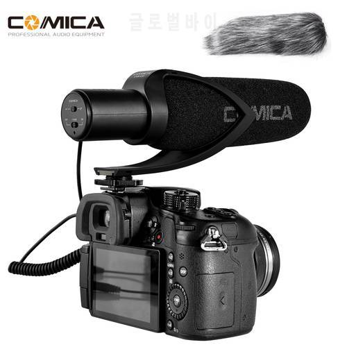 Comica CVM V30 PRO Hypercardioid Condenser Microphone Interview Video Recording microphone Mic for DSLR Camera with Wind Muff
