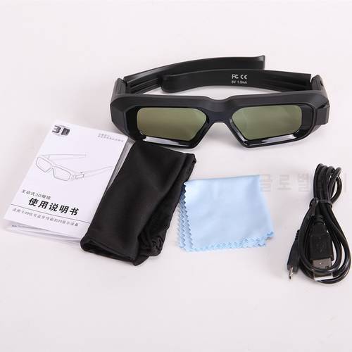 2017 new version Luxury New usb chargeable RF Bluetooth shutter 3D glasses for EPSON Projector TW5200/6600/5300/5210/5350