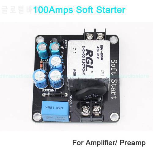 100A Soft Starter For Power Amplifier Preamplifier Class A Amplifier Audio DIY Heavy Duty Soft-start Delay AC 150V-280V