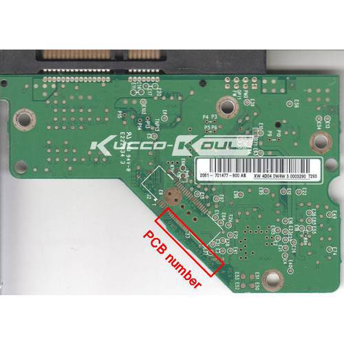 HDD PCB logic board 2060-701477-003 REV A for WD 3.5 SATA hard drive repair data recovery