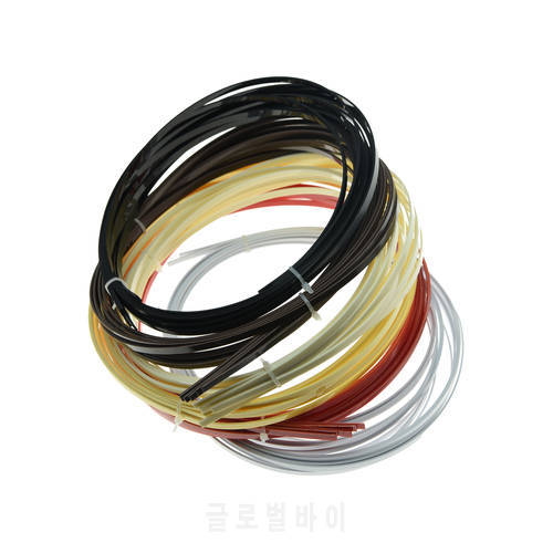 5Pcs Guitar Binding Purfling Strips ABS Guitar Binding Parts for Luthiers 1650mm*5mm*1.5mm 6 Colors Available