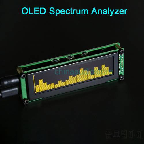 21 Bands OLED Spectrum Analyzer Music Audio Spectrum Analyzer Display Graphic Equalizer