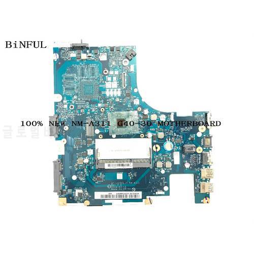 FAST SHIPPING NM-A311 ACLU9 ACLU0 LAPTOP MOTHERBOARD FOR LENOVO G40-30 14 Inch NOTEBOOK 90 DAYS WARRANY