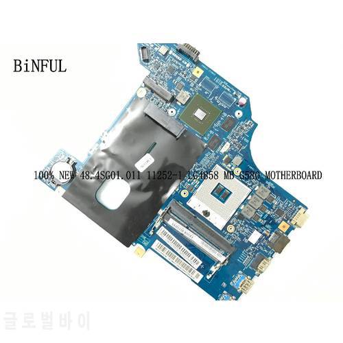 PROMISED WORKING 48.4SG01.011 LG4848 11252-1 MAINBOARD FOR LENOVO Ideapad G580 HM76 GT610M 1GB (fit i3 i5 i7 cpu )