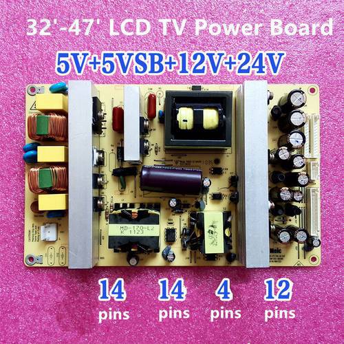 New universal LCD TV universal power supply board 5VSB / 12V / 24V pass 32/37/39/42/46/47 inch Speaker Accessories