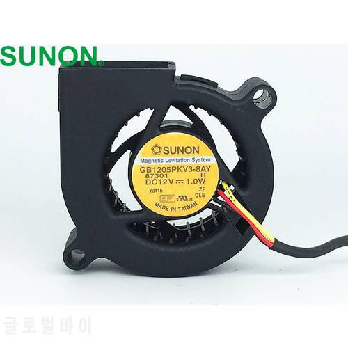 1pcs GB1205PKV3-8AY 5020 12V 1.0W maglev dc Blower Notebook CPU Cooler Cooling Fan for SUNON