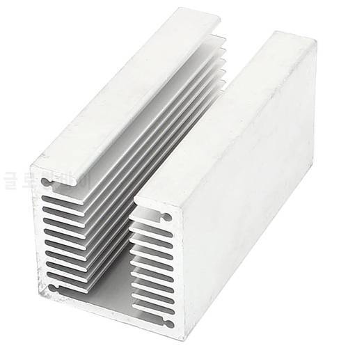 HOT-1 x silver-aluminum radiator U 80 * 40 * 40mm
