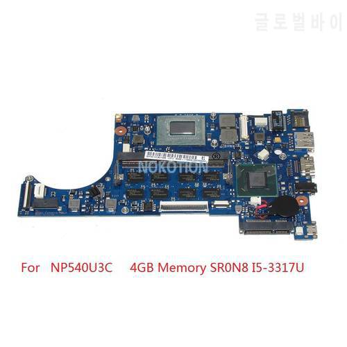 NOKOTION BA92-11565B BA92-11565A For Samsung NP540 NP540U3C Laptop motherboard SR0N8 I5-3317U CPU Works