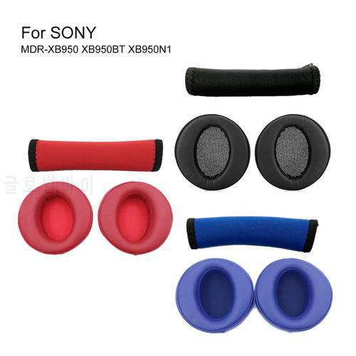 Soft Sponge Earpads For SONY MDR-XB950 XB950BT XB950N1 Replacement Ear Cushion Headphone Memory Foam Ear pads