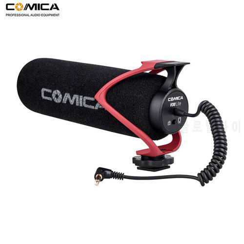 Comica CVM-V30 LITE Video Microphone Condenser Volgging Recording Mic for Canon Nikon Fuji DSLR Camera,Microphone for Smartphone