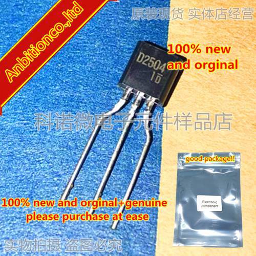 10pcs 100% new and orginal 2SD2504 D2504 TO-92 Silicon NPN epitaxial planar type in stock