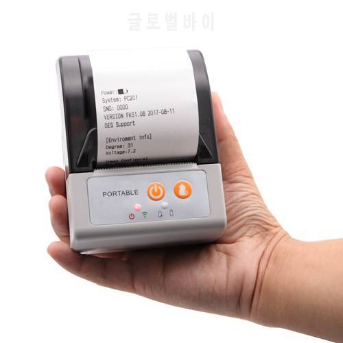 2inch portable thermal 58mm bluetooth printer with auto cutter