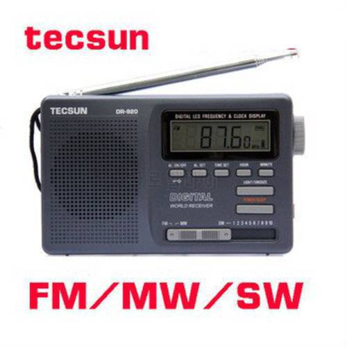 TECSUN DR-920C DIGITAL DISPLAY DIGITAL FM AM MW SW MultiBAND RADIO DR920 , portable full band Digital display clock radios