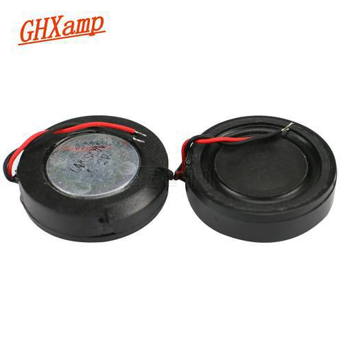GHXAMP 24mm 1 inch Woofer Speaker Unit 4ohm 2W Mini Speaker DIY For Navigator Voice Digital Loudspeakers 2PCS