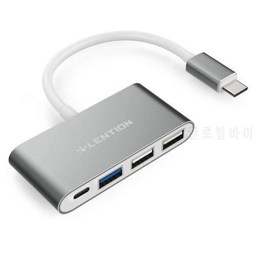 Lention USB C Hub Type C HUB for MacBook Pro Air Ipad Laptop USB 3.0 Multiport Charging Connecting USB C Adapter Splitter