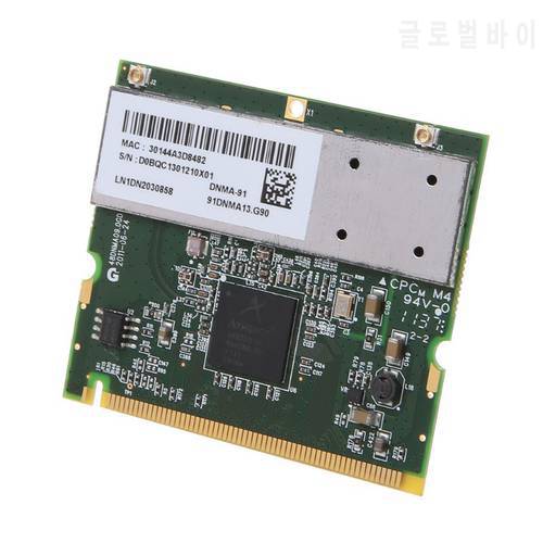 300Mbps Wireless Wifi Card Mini PCI WLAN Network Card for Acer Dell Notebooks Atheros AR9223 802.11 a/b/g/n
