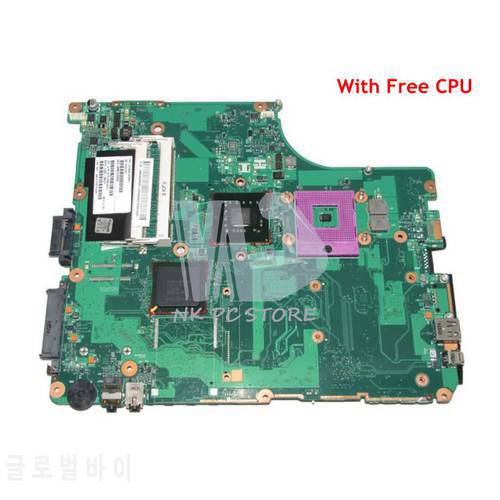 NOKOTION For TOSHIBA salellite A300 A305 Laptop Motherboard V000126550 6050A2169901 MAIN BOARD GM45 DDR2 Free CPU