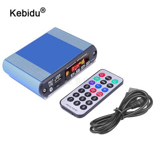 Recording Bluetooth5.0 Receiver 5V Car Kit MP3 Player Decoder Board Color Screen FM Radio TF USB 3.5 Mm AUX Audio For Iphone