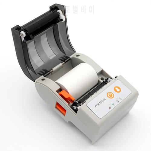 58mm PortableThermal Receipt Printer Support Android&IOS bluetooth