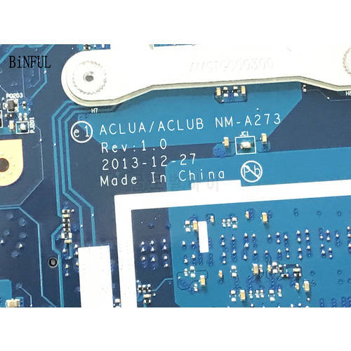 FAST SHIPPING ACLUA / ACLUB NM-A273 Z50-70 MAINBOARD FOR LENOVO Z50-70 LAPTOP MOTHERBOARD ,PROCESSOR I5 GPU 820M 2GB