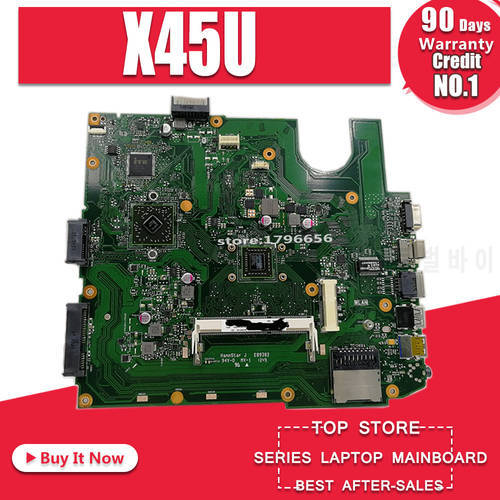X45U original Is Suitable for ASUS A45U X45U K45U Notebook Mainboard with C60 E2-1800 E-450 CPU X45U Laptop Motherboard