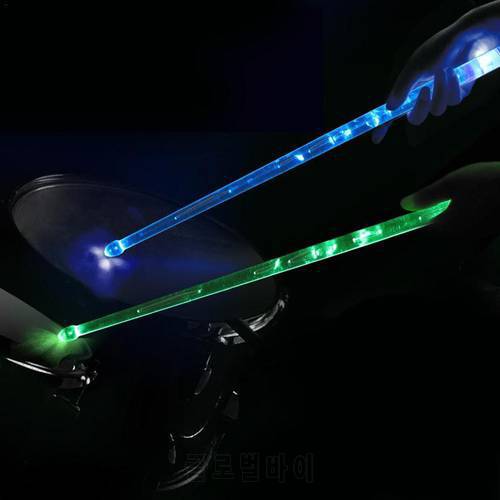 5A Acrylic Drum Stick LED Noctilucent Glow in The Dark Stage Performance Lichtgevende Jazz Drumsticks bags Drum Accessories 4