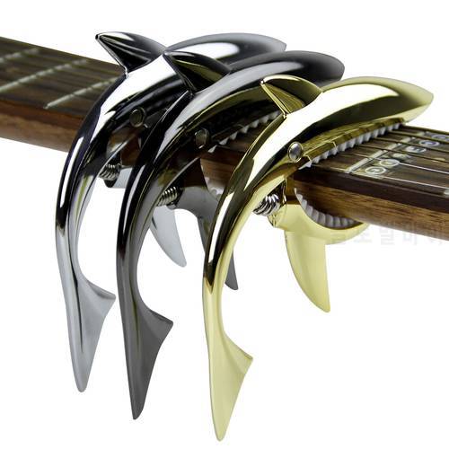 NEW design Shark Capo for Electric Acoustic Guitar Folk Guitar Capo Guitar Accessories