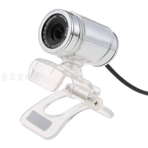 360 Degree USB Webcam 12 Megapixel HD Web Camera with MIC Microphone Web Cam HD Webcams Led for Computer PC Laptop Users