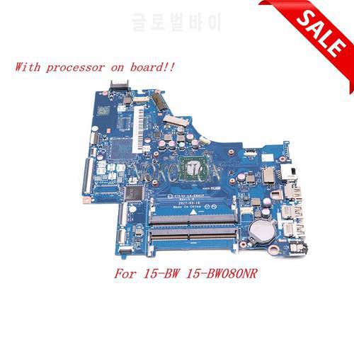 Nokotion CTL51 LA-E841P Main board for HP Pavilion 15-BW 15-BW080NR 924721-601 Laptop Motherboard with CPU on board
