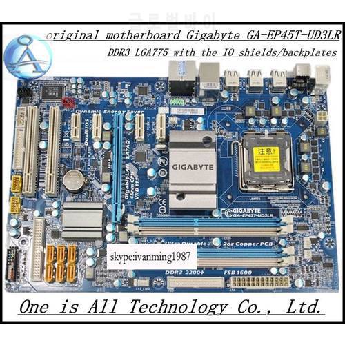 original motherboard Gigabyte GA-EP45T-UD3LR P45 boards EP45T-UD3LR LGA 775 DDR3 ATX Desktop motherborad