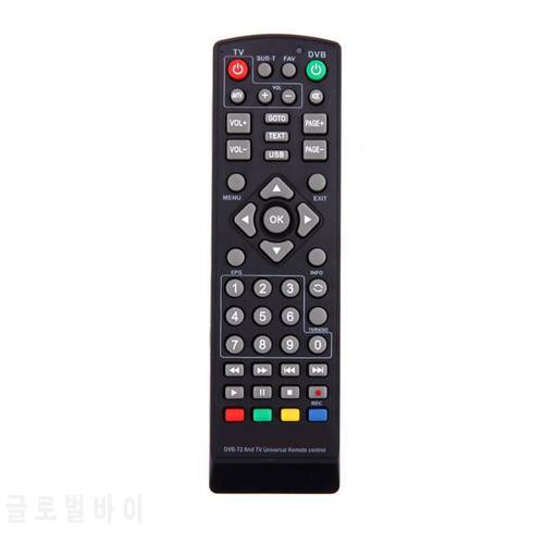 Remote Control Replacement for TV DVD DVB-T2 Remote Controller for Satellite Television Receiver Home Use
