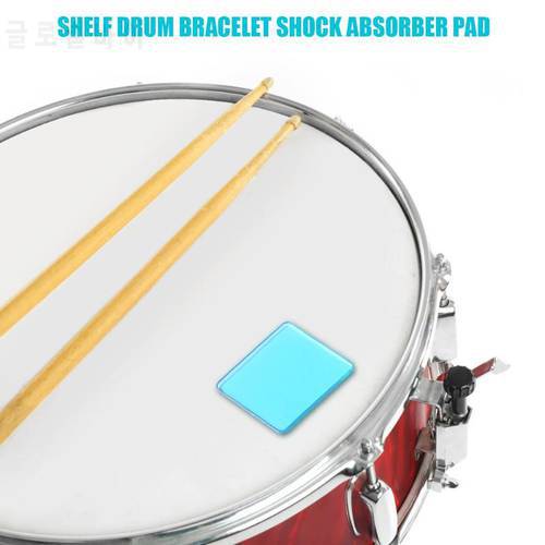 4pcs/set Drum Mute Pads Drum Damper Silicone Pads Drum Mute Shock Absorbing Pad Transparent Percussion Instrument Accessories
