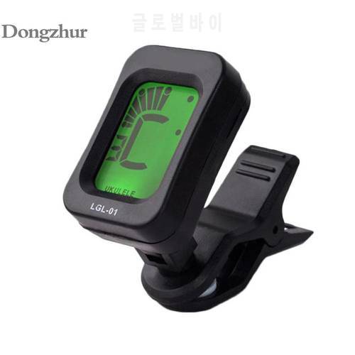 Universal Digital Clip-on Electric Guitar Tuner Foldable Rotating Clip High Sensitivity Ukulele Guitar Parts Accessories Tool