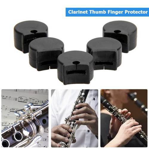 5/10/15pcs Clarinet Thumb Cushion Finger Protector Clarinet Parts Finger Comforter Cover Support Musical Instruments Accessories
