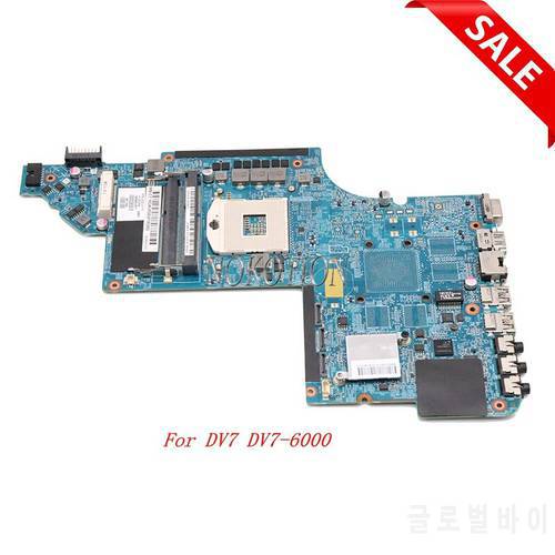 NOKOTION for HP pavilion DV7 DV7-6000 laptop motherboard 665993-001 hm65 GMA HD3000 DDR3 Main board