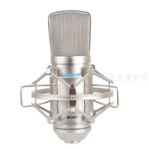 Top Quality Free shipping Alctron MC001 condenser microphone pro recording studio microphone,recording microphone