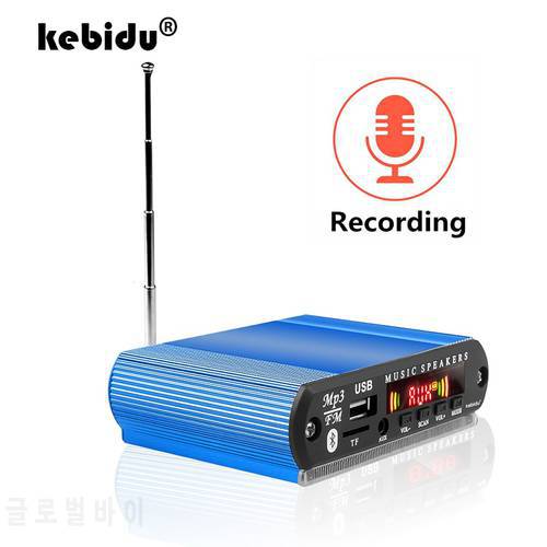 kebidu Bluetooth5.0 MP3 WMA WAV Decoder Board 12V Wireless Audio Module Color Screen USB TF FM Radio For Car accessories