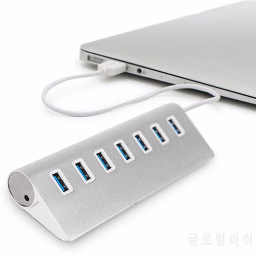 USB HUB 3.0 4/7 Ports Multi USB 3.0 HUB Splitter With Power Adapter USB Hab High Speed 5Gbps USB Splitter 3 HUB Laptop Computer