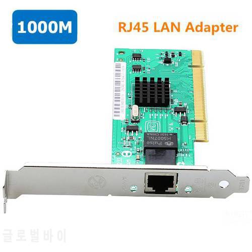 Intel 82540 10/100/1000Mbps Gigabit PCI network card adapter Diskless RJ45 Port 1G Pci Lan Card Ethernet for PC With heat sink