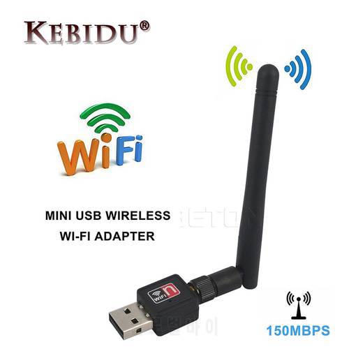 Kebidu 150Mbps Mini USB WiFi LAN Adapter MT7601 WiFi Wireless USB Adapter 150M Network LAN Card