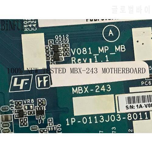 MLLSE ORIGINAL REV : 1.1 V081_MP_MB MBX-243 MAINBOARD FOR SONY VPCF23 VPCF21 MBX-243 LAPTOP MOTHERBOARD GT540M(NO FIT REV 1.2)
