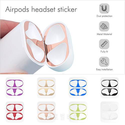 Dust-proof Scratchproof Sticker For AirPods 1 2 3 Sticker Guard Earphone Case Protective Film For Apple AirPods Pro 2 Generation