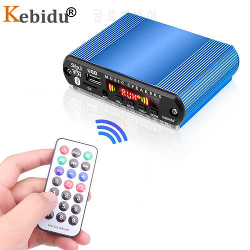 KEBIDU USB/TF/FM Audio Module Bluetooth MP3 Decoder Board with Aluminum Shell Box Support Call Recording Color Screen