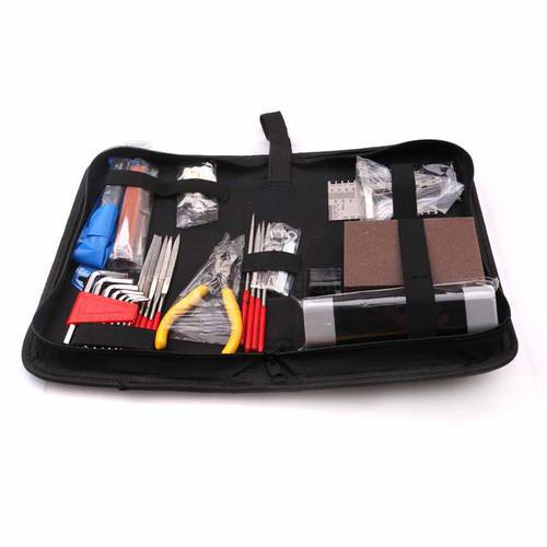Orphee Guitar Repair Tool Full Set Bag Package Professional Maintenance Guitarra Repair Kit Care Tool Set Guitar Accessories
