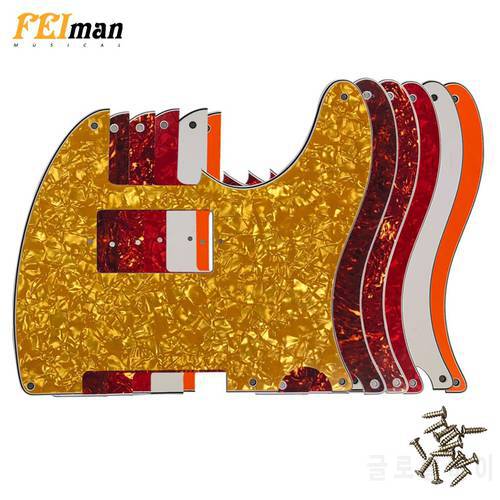 Feiman Guitar Accessories Pickguards For US Standard 5 Screw Holes 52 Year Tele Telecaster With PAF Humbucker Guitar