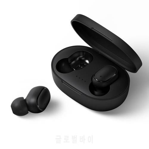 A6S Bluetooth Headsets for redmi airdots TWS Earphone Stereo Wireless Active Noise Cancellation With Mic Handsfree Earbuds