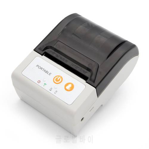 58mm Mobile Bluetooth Portable Thermal Ticket Printer with Auto Cutter
