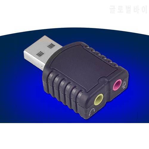 USB Stereo Sound Card Adapter Converter Extra Audio Source Plug and Play for MAC